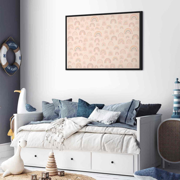 Quadro - August Sky - Various Sizes of Rainbows in Calm Colors