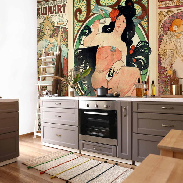 Carta da parati - Alphonse Mucha Women's