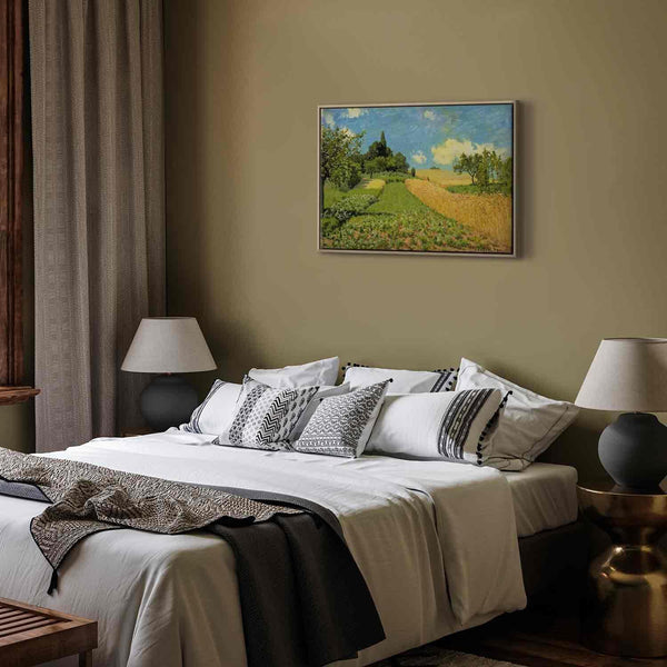 Quadro - Alfred Sisley – Grain fields on the hills of Argenteuil