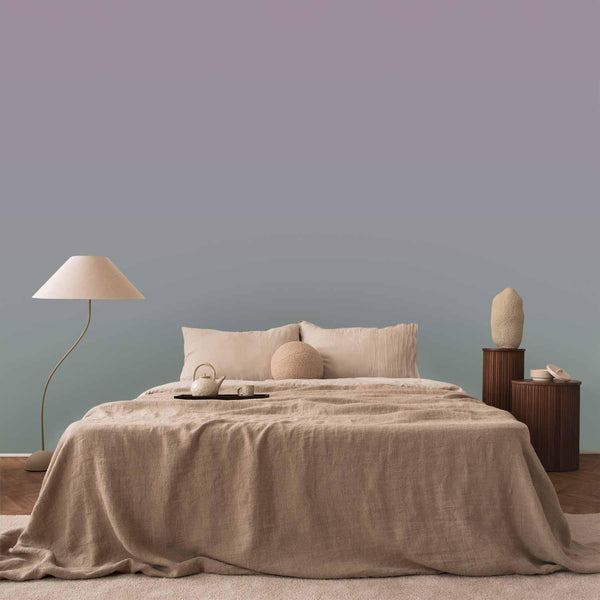 Carta da parati - Pastel Gradient - Transition of Colors from Violet to Mint