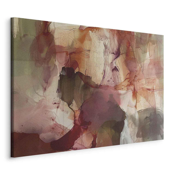 Quadro - Spring composition – transparencies and forms in watercolor style