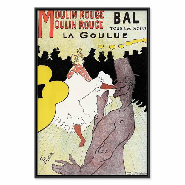 Quadro - Henri de Toulouse-Lautrec – Moulin Rouge – La Goulue