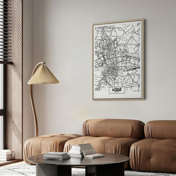 Quadro - City Plan: Lodz (1 Part) Vertical