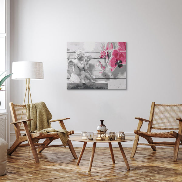 Quadro fai da te - Angels (Pink Orchid)