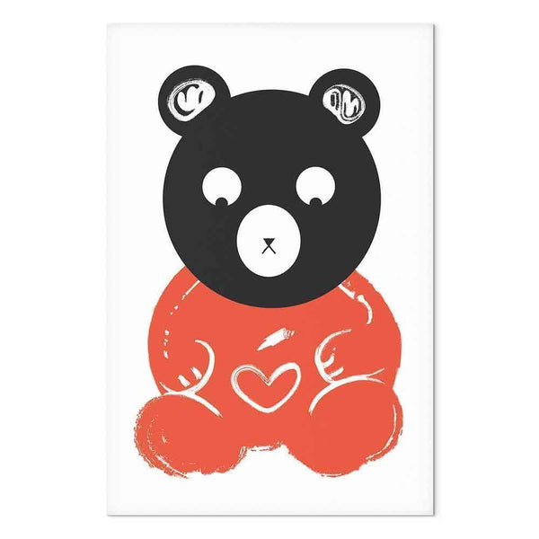 Quadro - Thoughtful Bear (1 Part) Vertical