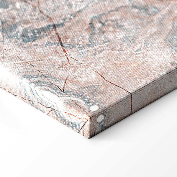 Quadro - Marble flowers – natural stone structure in pastel colours