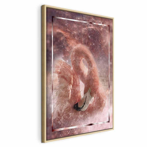 Quadro - Space Flamingo (1 Part) Vertical