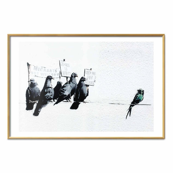Poster - Xenophobic Pigeons