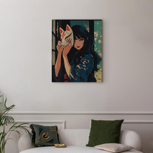 Quadro fai da te - Kitsune mask
