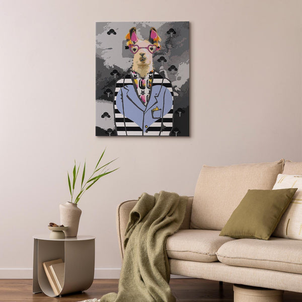 Quadro fai da te - Crazy Alpaca