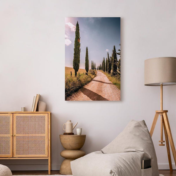 Quadro - Italian cypresses (1 Part) Vertical