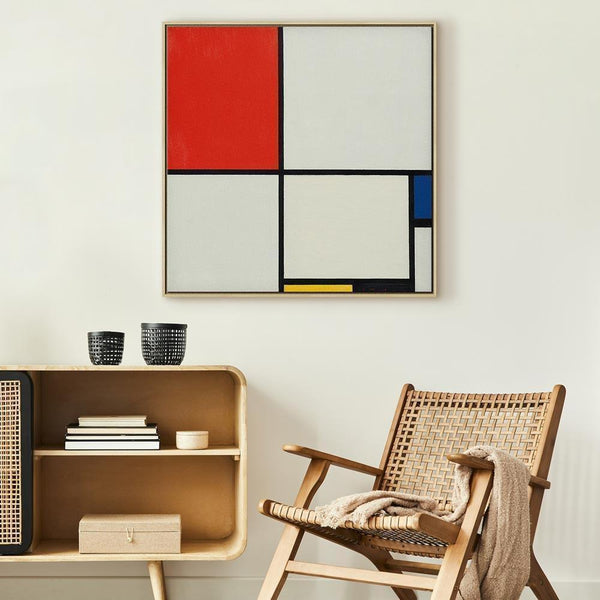 Quadro - Piet Mondrian – Composition No III, with red, blue, yellow and black