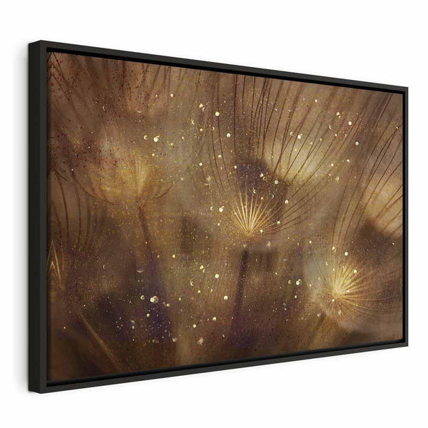 Quadro - Golden Dandelions (1 Part) Wide