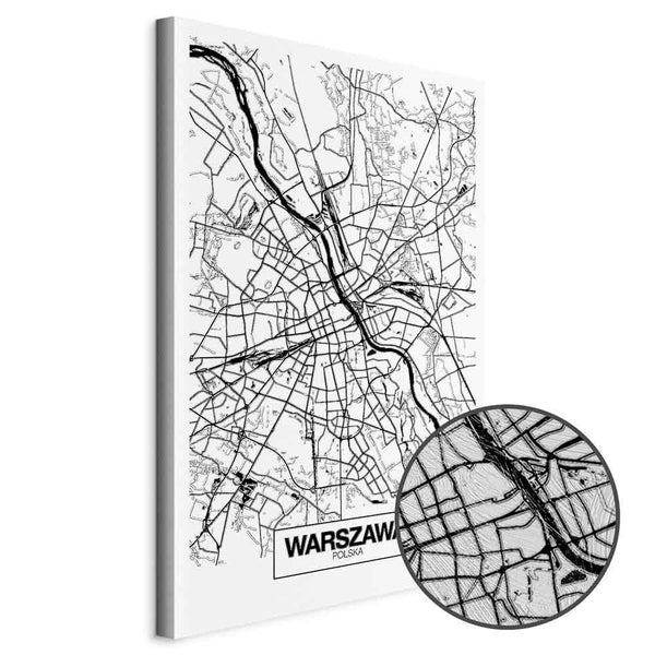 Quadro - City Plan: Warszawa (1 Part) Vertical