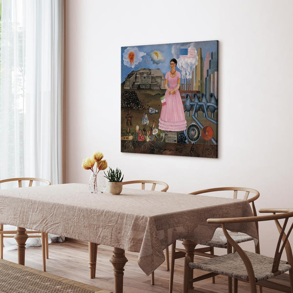 Quadro - Frida Kahlo – Self-Portrait on the Borderline Between Mexico and the United States