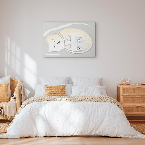 Quadro - Sleepy Kitty (1 Part) Vertical