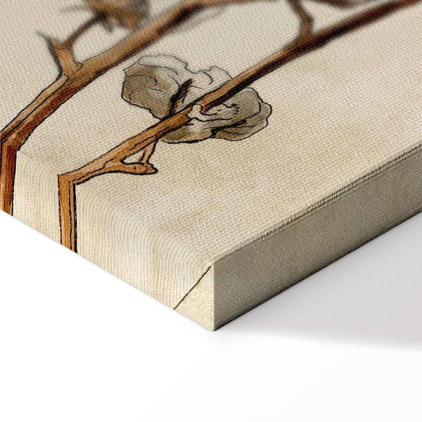 Quadro - Cotton Branches (1 Part) Vertical