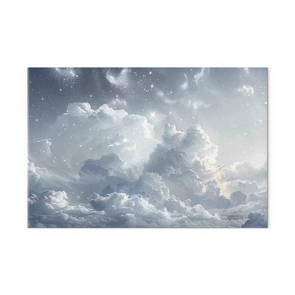 Quadro - Astral Calm: Stars Scattered Over Delicate Clouds