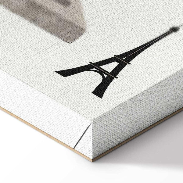 Quadro - Woman With Dog - Illustration