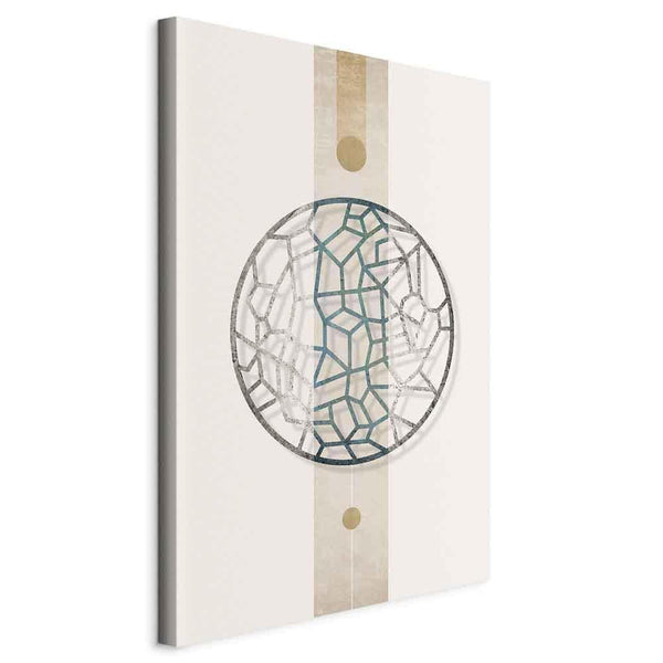 Quadro - Circle with Artistic Details (1-part) - Abstract Shape