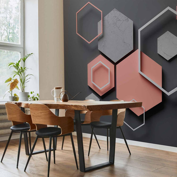 Carta da parati - Hexagon Plan