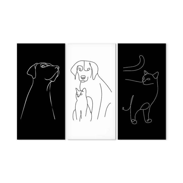 Quadro - Domestic Animals (3 Parts)
