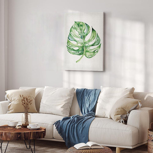 Quadro - Watercolor Monstera (1 Part) Vertical