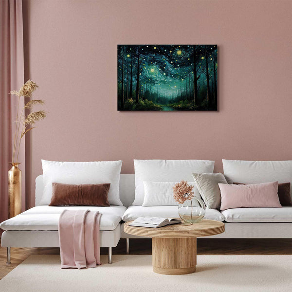 Quadro - Starry night - a contemporary version of Van Gogh's night sky