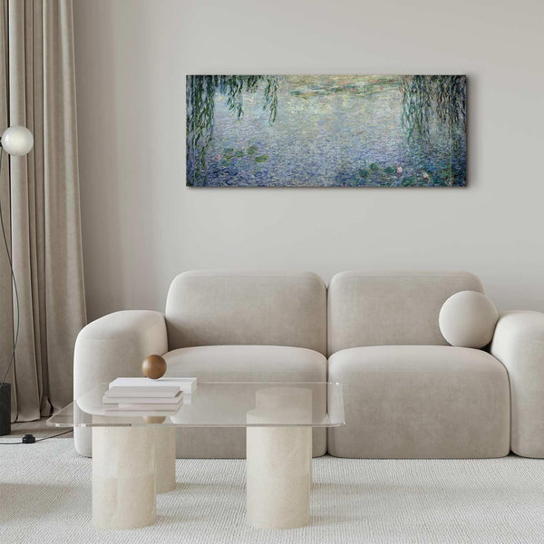 Quadro - Claude Monet – The Water Lilies – Clear Morning with Willows