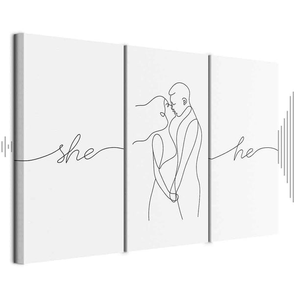 Quadro - Love Triptych (3 Parts)