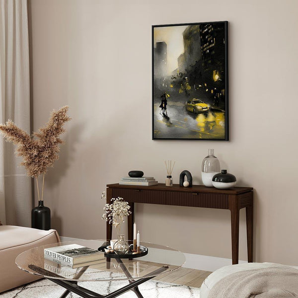Quadro - City Glow (1 Part) Vertical