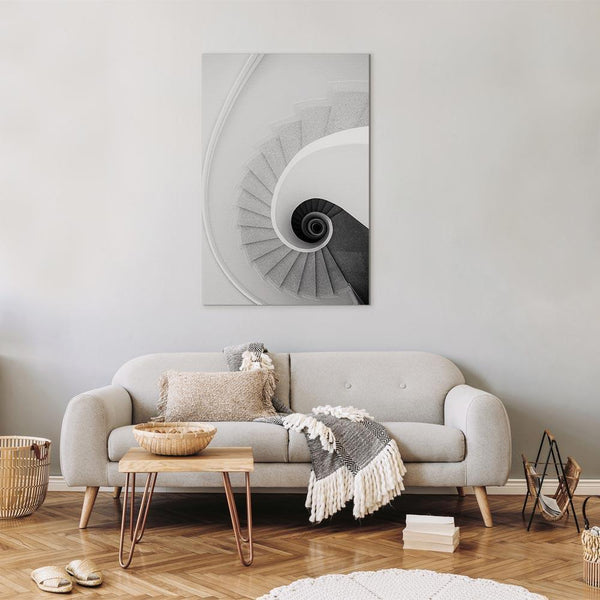 Quadro - White Stairs (1 Part) Vertical