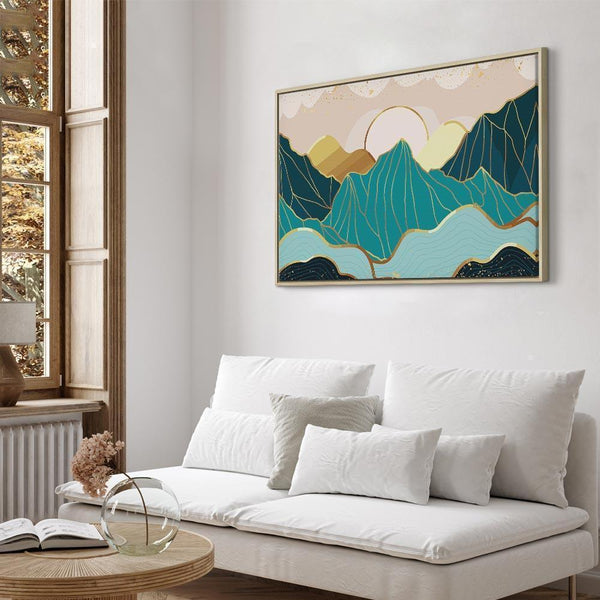 Quadro - Green Pastures (1 Part) Wide