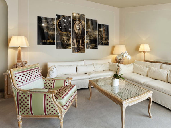 Quadro su vetro acrilico - Golden Lion