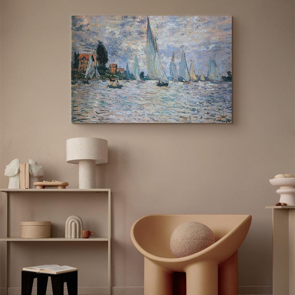 Quadro - Claude Monet - Sailboats, Regatta in Argenteuil