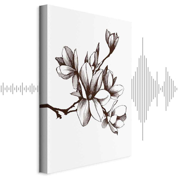 Quadro - Renaissance Magnolias (1 Part) Vertical