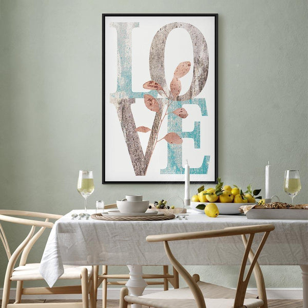 Quadro - Flourishing Letters (1 Part) Vertical