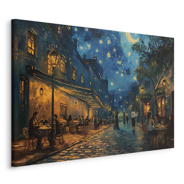 Quadro - Paris street – a painting inspired by Vincent van Gogh's style