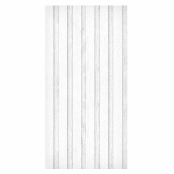 Tappezzeria murale - Wooden Texture - Symmetrical vertical lines on a white background