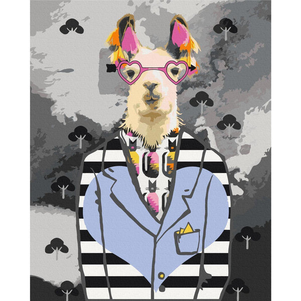 Quadro fai da te - Crazy Alpaca