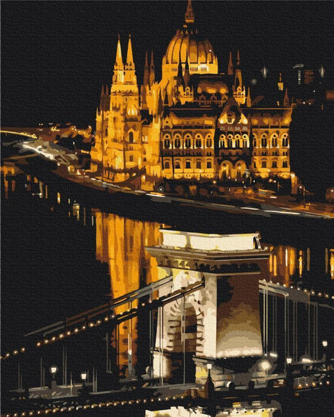 Quadro fai da te - Budapest at night