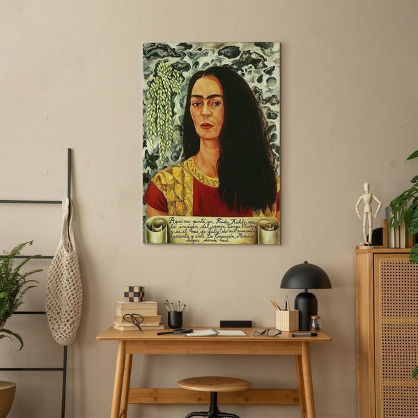 Quadro - Frida Kahlo – Self-Portrait with Loose Hair