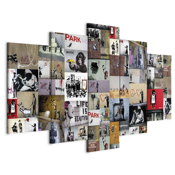 Quadro - Art of Collage: Banksy IV