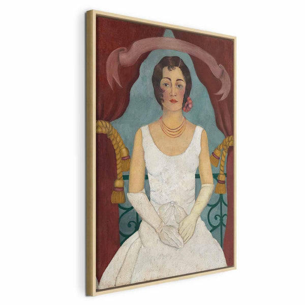 Quadro - Frida Kahlo – Portrait of a Lady in White