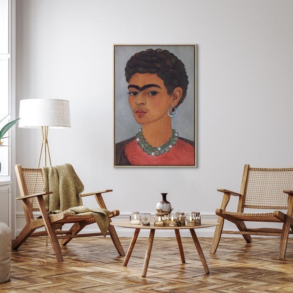 Quadro - Frida Kahlo – Self-Portrait with Curly Hair