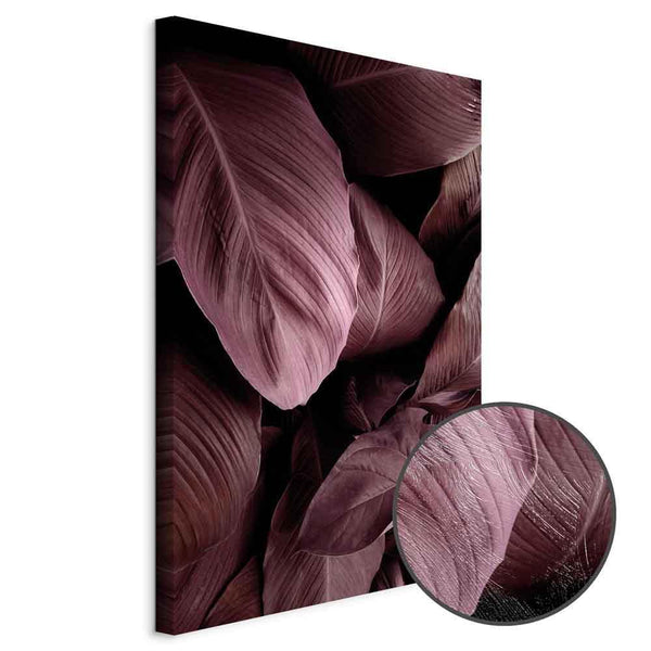 Quadro - Velvet Leaves (1 Part) Vertical