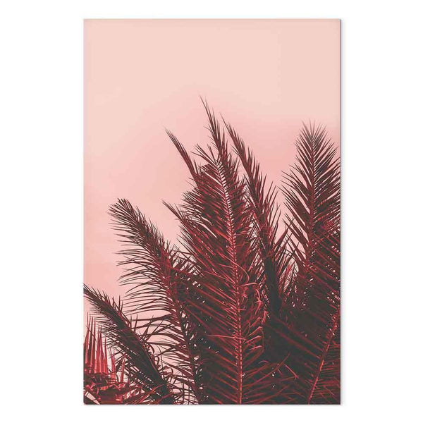 Quadro - Palm Trees at Sunset (1 Part) Vertical