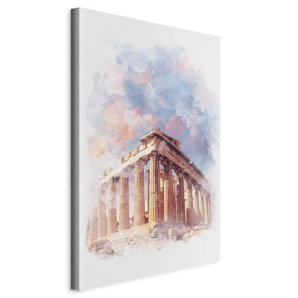Quadro - Painted Parthenon (1 Part) Vertical