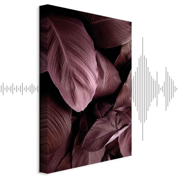 Quadro - Velvet Leaves (1 Part) Vertical
