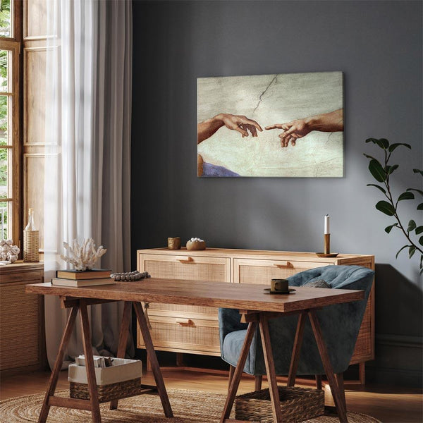Quadro - Michelangelo – The Creation of Adam (hands)